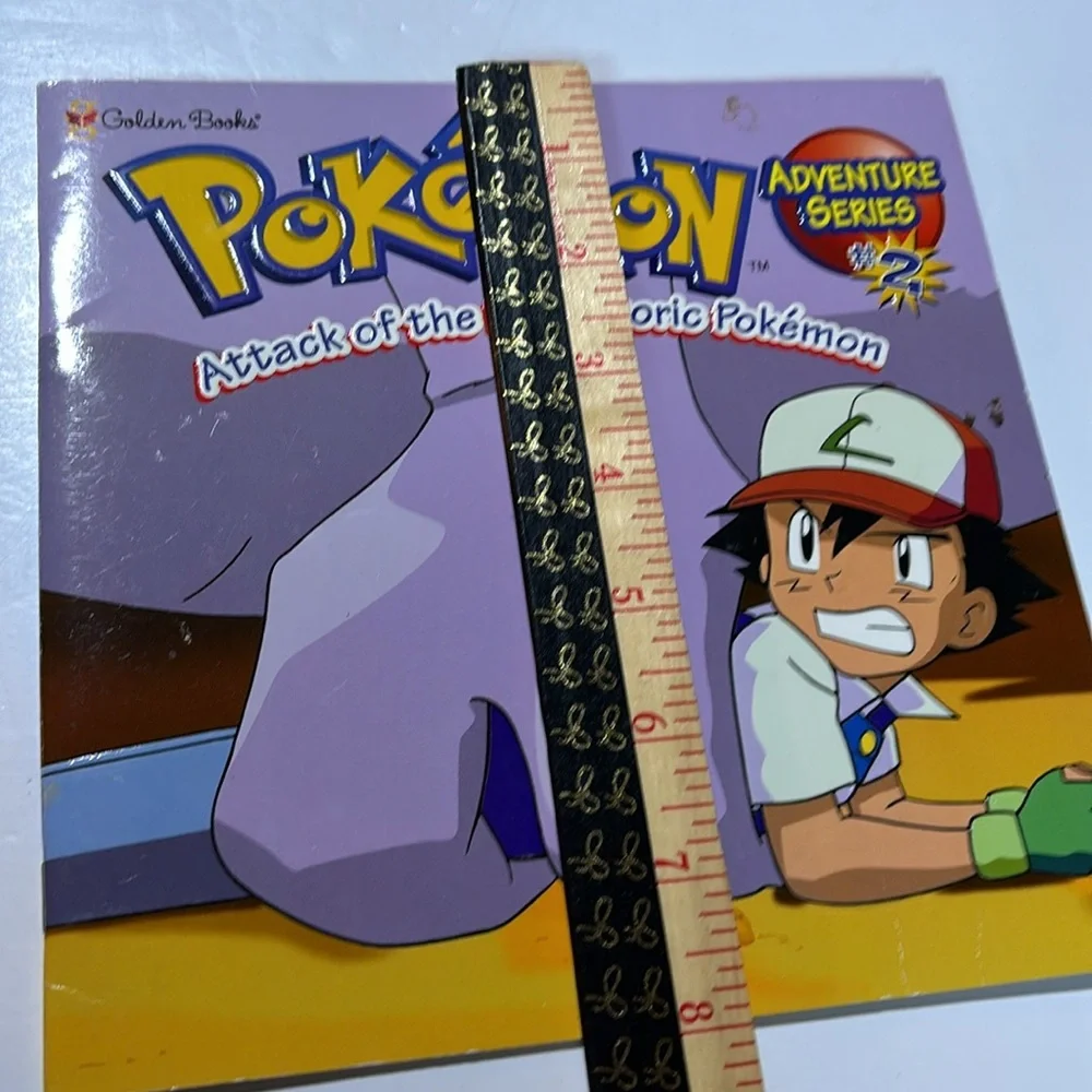 Pokemon BOOK Vintage 1998 Two Pokémon Adventure Series Paperback Books Nintendo